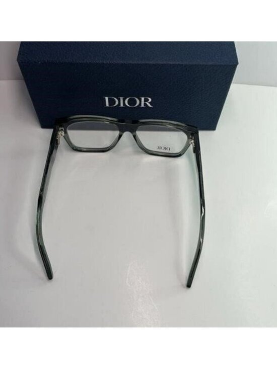 New Dior CD Diamond S6I Optical Glasses transparent Green Fast Ship!